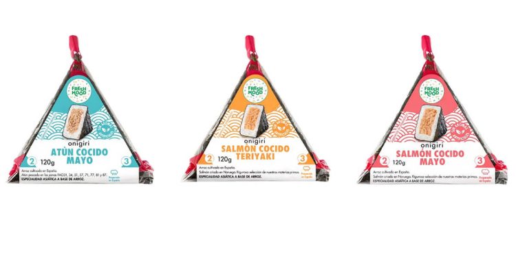 Freshmood renueva su gama de onigiris y crea nuevas recetas. Fuente: Freshmood.