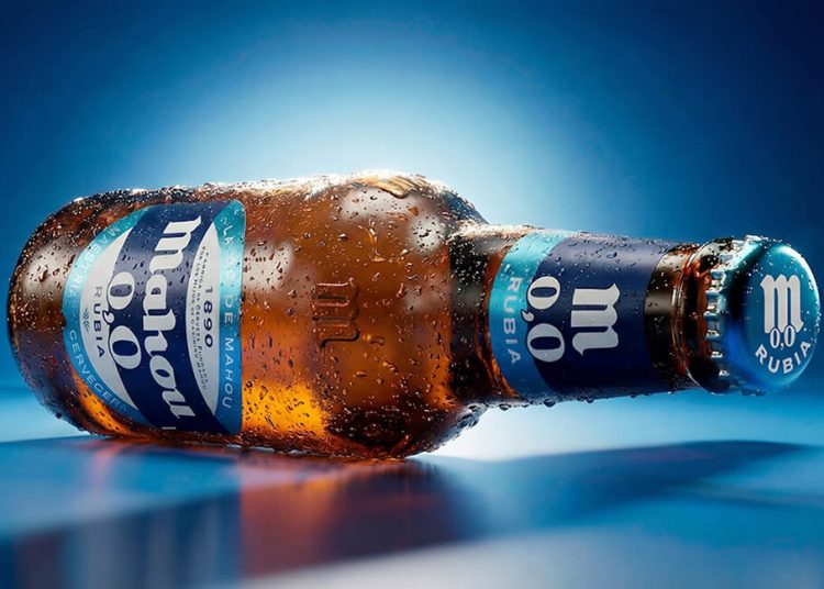Mahou amplía su gama 0,0 con la nueva Mahou 0,0 Rubia. Fuente: Mahou.