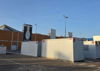 Comienza la demolición del antiguo centro comercial Plaza Imperial que acogerá el nuevo Plaza Park Zaragoza. Fuente: Plaza Park Zaragoza.