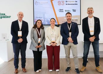 Ponentes 93º Desayuno de Innovación del Cluster de Innovación en Envase y Embalaje. Fuente: Cluster de Innovación en Envase y Embalaje.