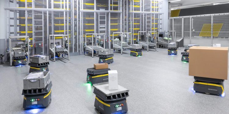 SSI Schaefer desarrolla una nueva solución de conectividad inteligente para flujos de materiales dinámicos. Fuente: SSI Schaefer.