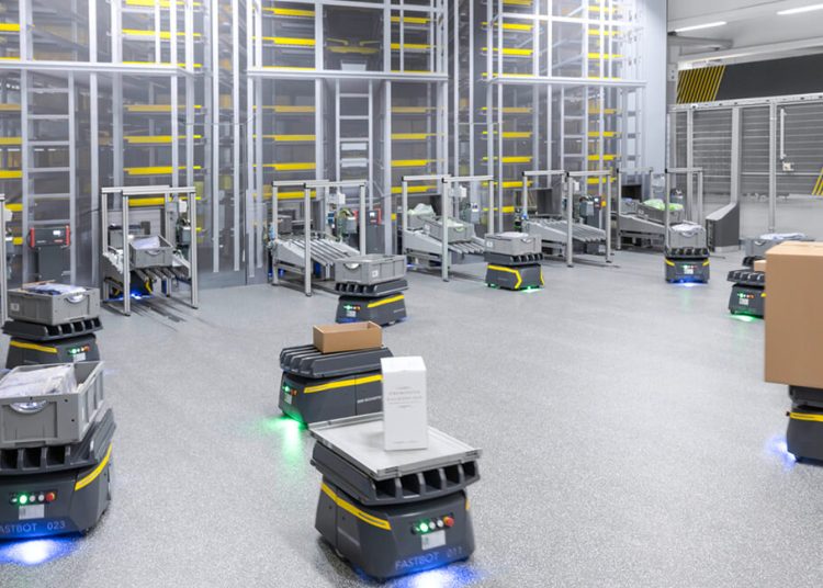 SSI Schaefer desarrolla una nueva solución de conectividad inteligente para flujos de materiales dinámicos. Fuente: SSI Schaefer.