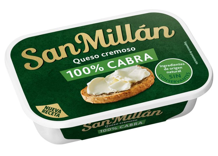 San Millán saca al mercado su nuevo queso 100% leche de cabra. Fuente: Mantequerías Arias.