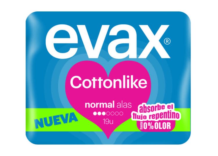Procter & Gamble saca al mercado la nueva Evax Cottonlike. Fuente: Procter & Gamble.
