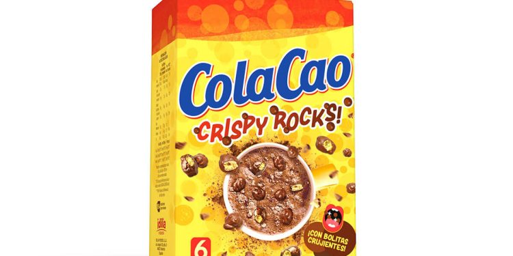 ColaCao presenta sus nuevos Crispy Rocks. Fuente: ColaCao.