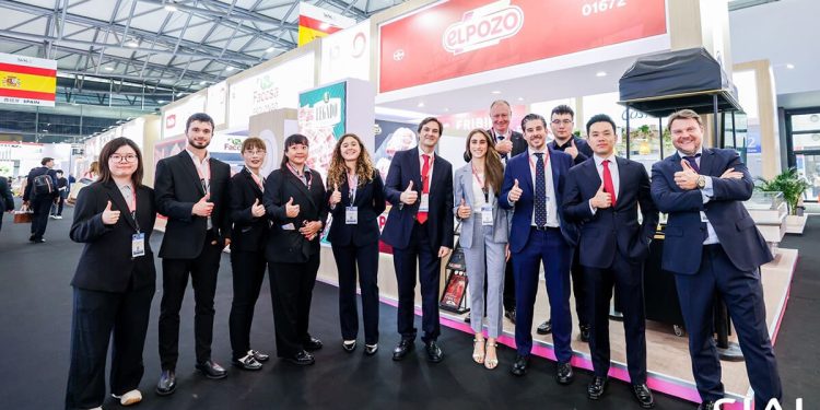 El Pozo Alimentación en la feria SIAL Shanghái. Fuente: El Pozo Alimentación.