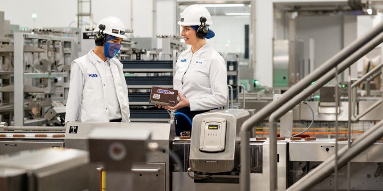 Mars invierte 220 millones en su fábrica de chocolate de Londres para ampliar su producción en Europa. Fuente: Mars.
