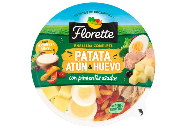 Nueva Ensalada Completa Patata, Atún & Huevo de Florette. Fuente: Florette.