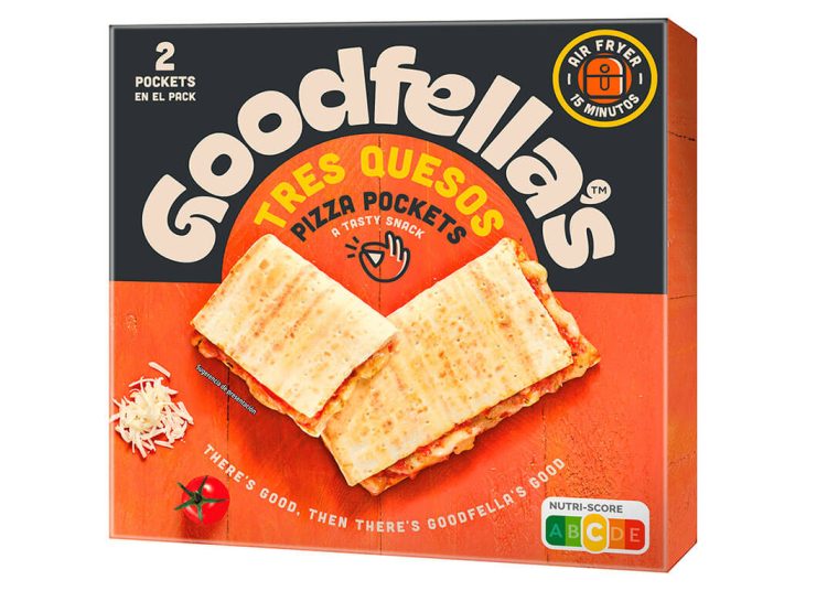 Goodfellas lanza una nueva gama de snacks de pizza. Fuente: Goodfellas.