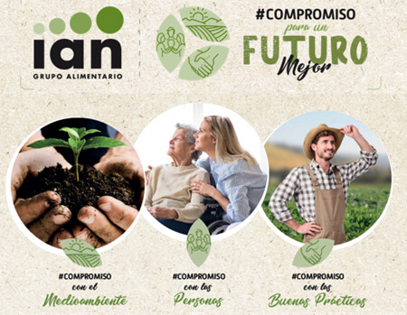 Grupo Alimentario IAN presenta su nueva hoja de ruta en sostenibilidad y RSC. Fuente: Grupo Alimentario IAN.