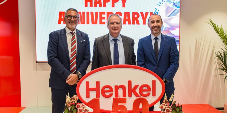 Henkel recibe la visita de Jordi Hereu con motivo de su 150 aniversario. Fuente: Henkel.