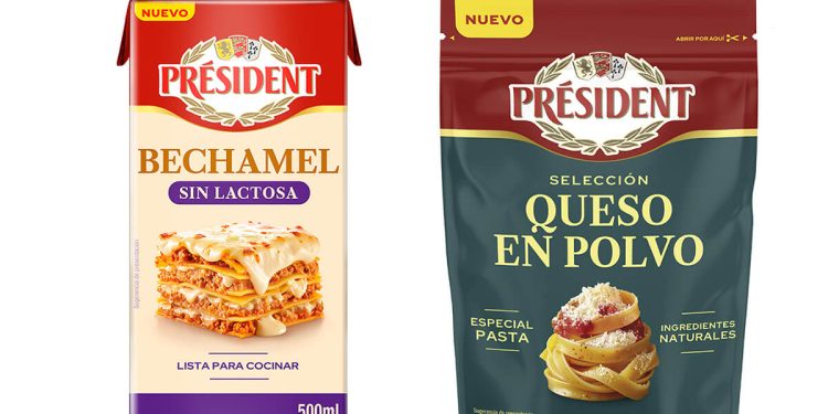 Président refuerza su oferta de soluciones culinarias con dos nuevos productos. Fuente: Lactalis.
