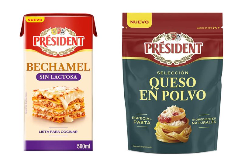 Président refuerza su oferta de soluciones culinarias con dos nuevos productos. Fuente: Lactalis.