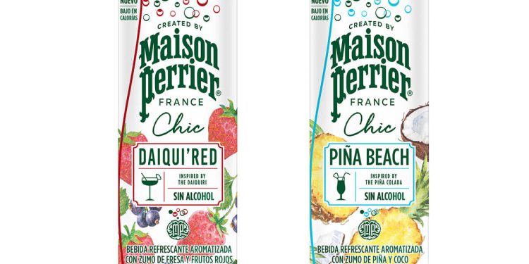 Maison Perrier amplía su gama CHIC con dos nuevas variedades. Fuente: Nestlé.