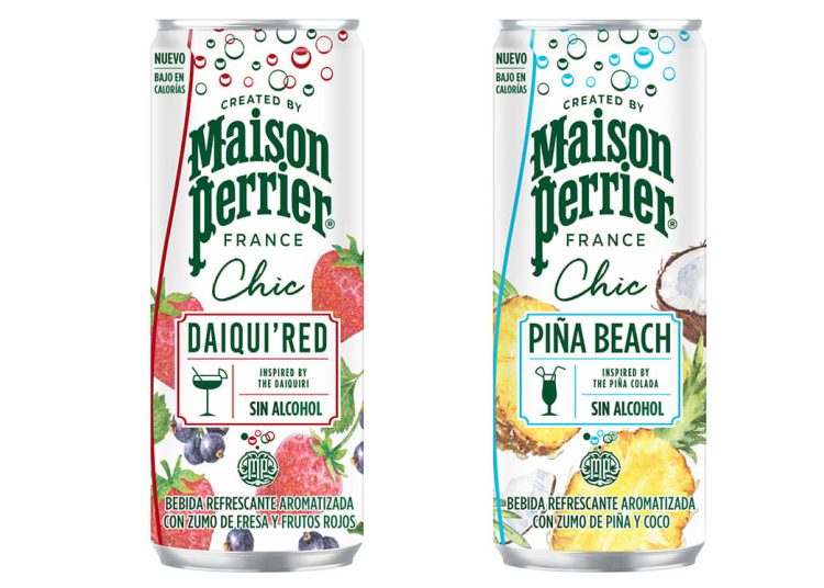 Maison Perrier amplía su gama CHIC con dos nuevas variedades. Fuente: Nestlé.