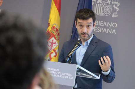 Pablo Bustinduy Amador, ministro de Derechos Sociales, Consumo y Agenda 2030. Fuente: Ministerio de Derechos Sociales, Consumo y Agenda 2030