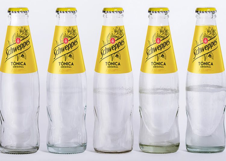 Suntory Beverage & Food Iberia avanza en el uso de envases 100% rPET. Fuente: SBFI.