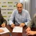 De Izda-dcha: Usue Vallejo - Alejandro Mtez. Berriochoa y José Ant. Pérez. Fuente: Eroski.