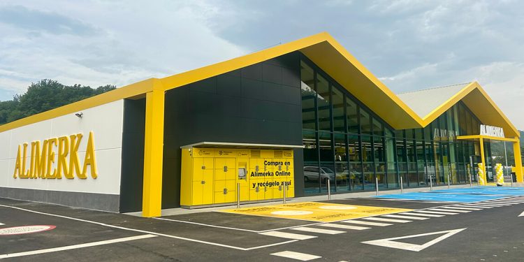 Nuevo supermercado de Alimerka en El Prestín (Parres). Fuente: Alimerka.