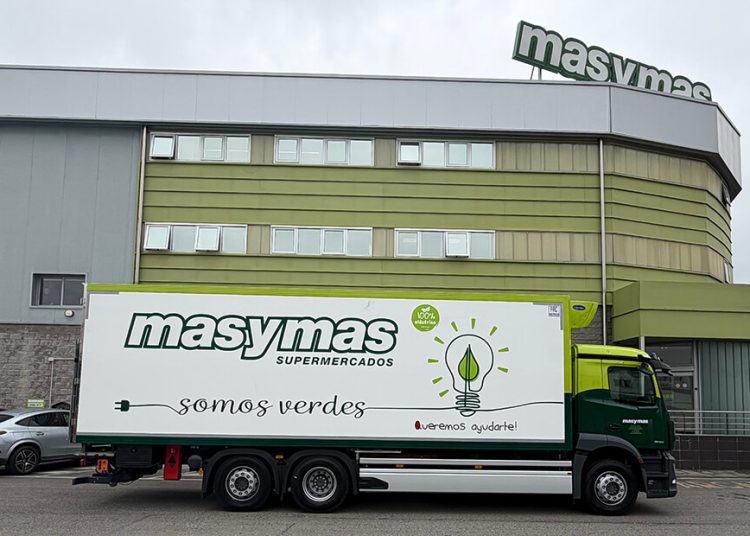 Supermercados masymas (Hijos de Luis Rodríguez) refuerza su estrategia de movilidad sostenible. Fuente: Supermercados masymas.