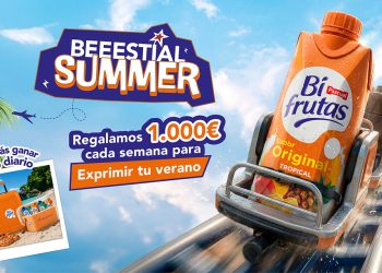 Bifrutas invita a vivir al máximo el verano con su nueva campaña. Fuente: Pascual.