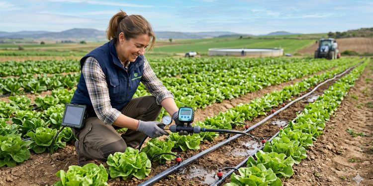 Carrefour sigue promoviendo entre sus proveedores la formación digital y la gestión eficiente del riego. Fuente: Carrefour.