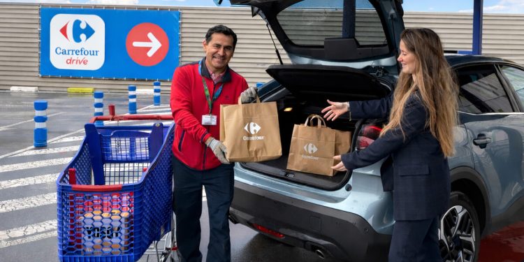 El servicio Drive de Carrefour registra un crecimiento del 23% en España. Fuente: Carrefour.