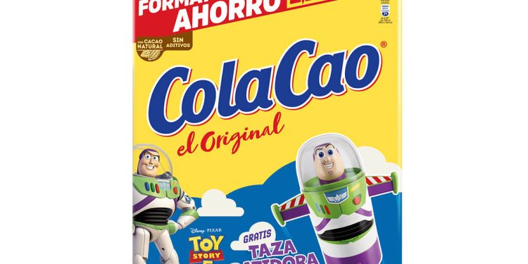 ColaCao lanza la baticao de Buzz Lightyear de Toy Story. Fuente: Idilia.