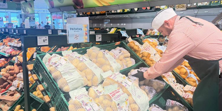 Consum aumenta un 5,7% la compra de patata nacional hasta las 13.700 toneladas. Fuente: Consum.