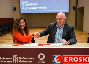 Eroski y el Gobierno de Navarra colaborarán para impulsar el sector agroalimentario navarro. Fuente: Eroski.
