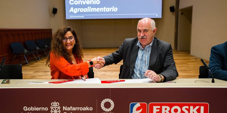 Eroski y el Gobierno de Navarra colaborarán para impulsar el sector agroalimentario navarro. Fuente: Eroski.