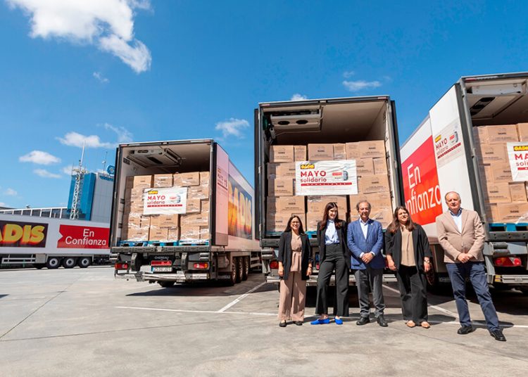 Gadis recauda 125 toneladas de productos en su 14ª edición de Mayo Solidario. Fuente: Gadis.