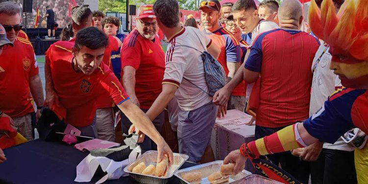 Éxito del Spanish Bocata de Interporc en Atlanta. Fuente: Interporc.