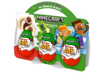 Kinder Joy lanza una nueva colección inspirada en Minecraft. Fuente: Grupo Ferrero.