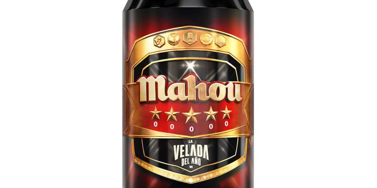 Edición especial de Mahou Cinco Estrellas con motivo de La Velada del Año VI. Fuente: Mahou.