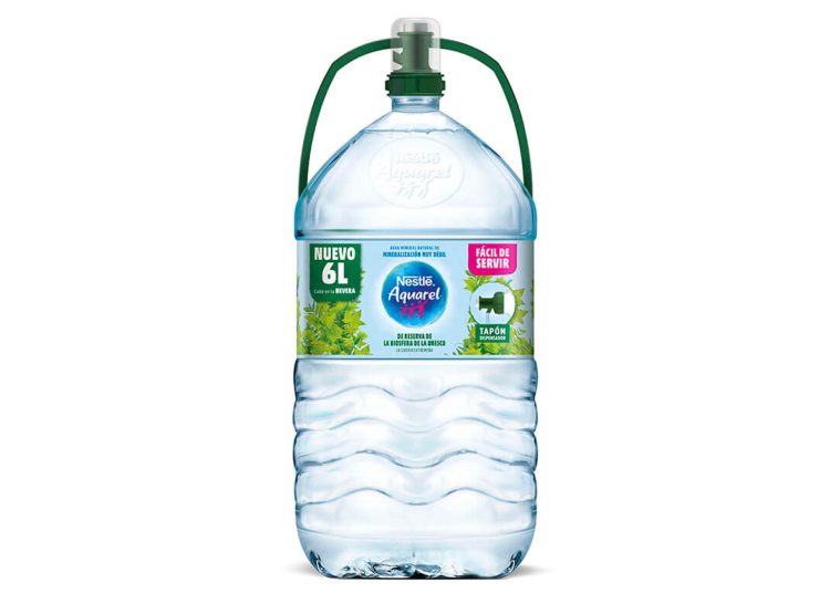 Nestlé Aquarel innova con la creación de un nuevo formato. Fuente: Nestlé.