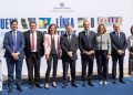 De izquierda a derecha: Carmen del Río, directora de Operaciones de Pernod Ricard España; José Manuel Caballero Serrano, vicepresidente Segundo de Castilla-La Mancha; Jaime Pavón Sánchez, alcalde de Las Labores; Kareen Rispal, embajadora de Francia en España; Emiliano García-Page, presidente de Castilla-La Mancha; Sébastien Mouquet, director general de Pernod Ricard Iberia; Patricia Franco Jiménez, consejera de Economía, Empresas y Empleo de Castilla-La Mancha; Antonio Lillo Torres, director de Relaciones Institucionales y vicepresidente de Espirituosos de España; Nathalie Berthy, cónsul general de Francia en Madrid; Blanca Fernández, delegada de la Junta de Comunidades de Castilla-La Mancha en Ciudad Real. Fuente: Pernod Ricard España.