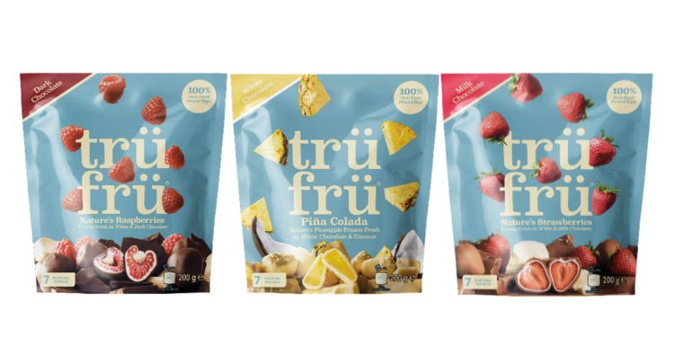 Mars trae a España su marca Trü-Frü y entra en la categoría de snacks congelados. Fuente: Mars.
