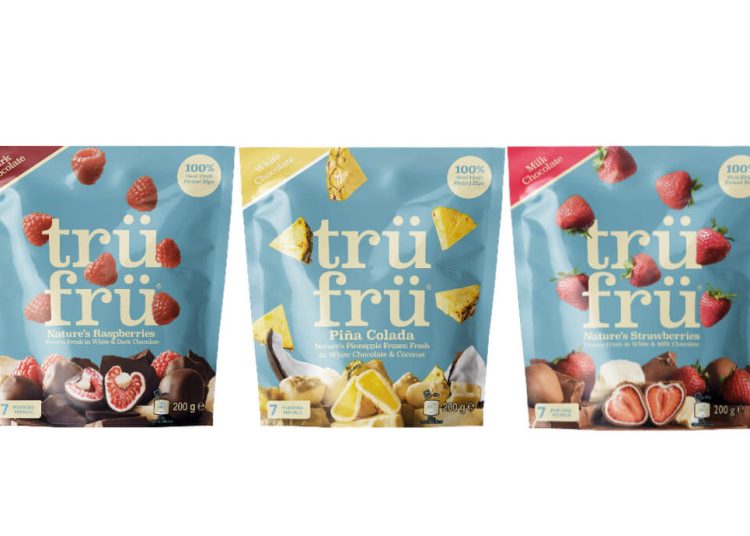 Mars trae a España su marca Trü-Frü y entra en la categoría de snacks congelados. Fuente: Mars.