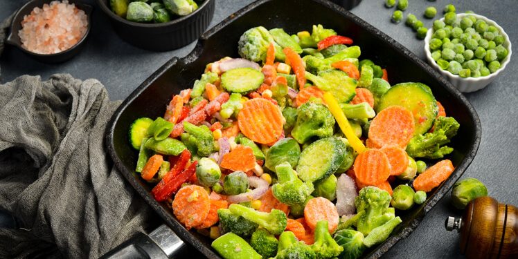 El 81% de los españoles consume verduras congeladas de forma habitual. Fuente: Asevec.