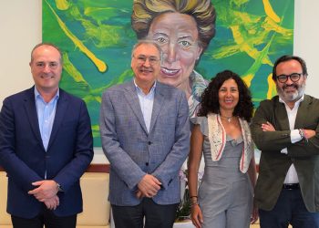 Visita del presidente de AECOC a Galletas Gullón. Fuente: Galletas Gullón.