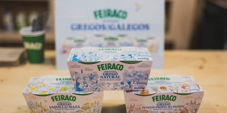 Feiraco presenta su nueva gama de yogures griegos. Fuente: CLUN.