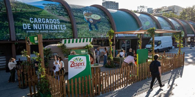 Zespri lanza una innovadora acción experiencial para trasladar la nutrición al consumidor. Fuente: Zespri.