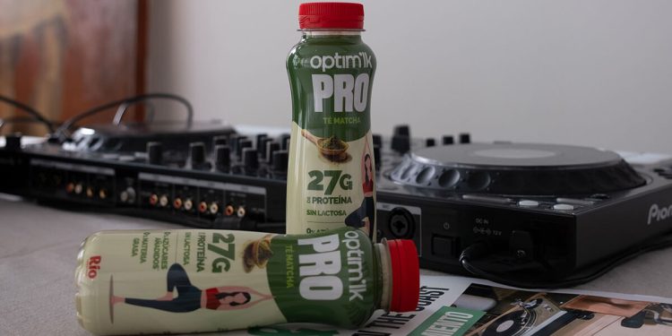 Grupo Lence innova con el lanzamiento del nuevo Optimilk PRO té matcha. Fuente: Grupo Lence.