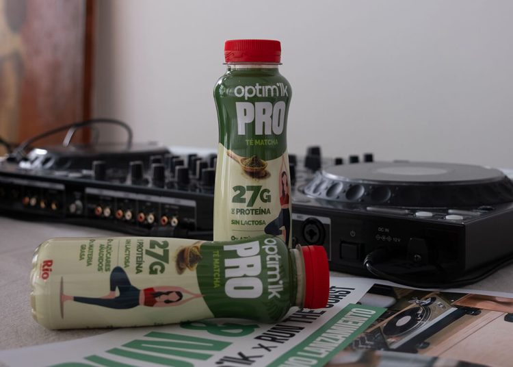 Grupo Lence innova con el lanzamiento del nuevo Optimilk PRO té matcha. Fuente: Grupo Lence.