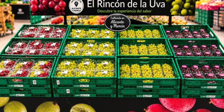 Carrefour incorpora 10 nuevas variedades de uva española con diversos sabores. Fuente: Carrefour.