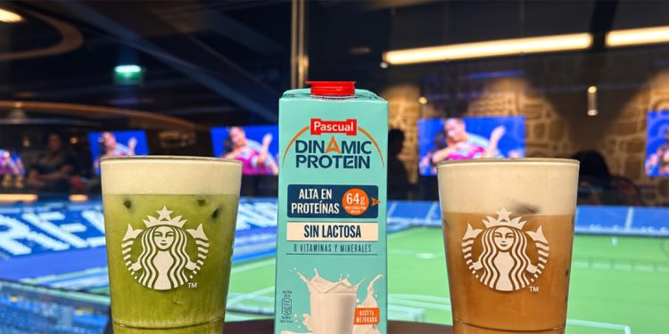 Pascual se alía con Starbucks para reforzar la oferta de bebidas con proteína. Fuente: Pascual.