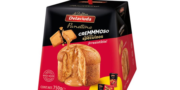 Nuevo Panettone Cremoso Speculoos. Fuente: Delaviuda.