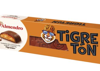 El Almendro crea un turrón inspirado en el pastelito Tigretón. Fuente: El Almendro.