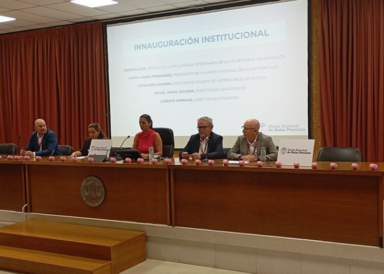 I Jornada Presencial de la Unión Nacional de Aulas Porcinas. Fuente: Interporc.